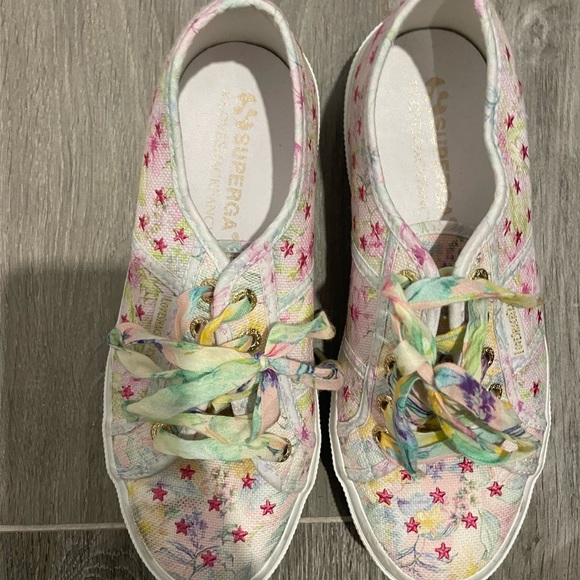 Love shack fancy Superga Shoes size 7 eu 37 1/2 - Picture 8 of 10